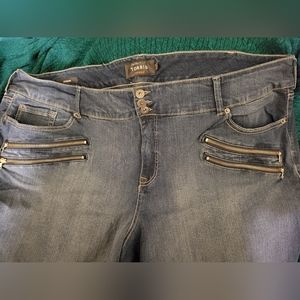 Torrid High Waisted Jeggings with Zippers